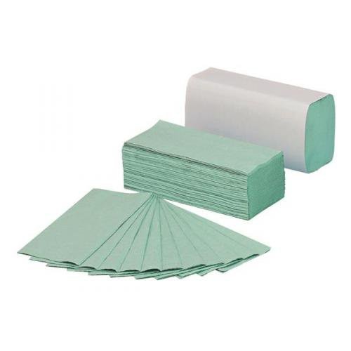 Pap.ručníky Z-Z zelené Quenty - Papírová hygiena Papírové ručníky Z-Z 1 vrstvé